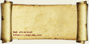 Emilija Stamenković vizit kartica